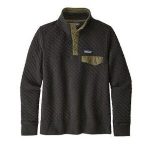| patagonia • organic cotton quilt snap-t pullover • small |